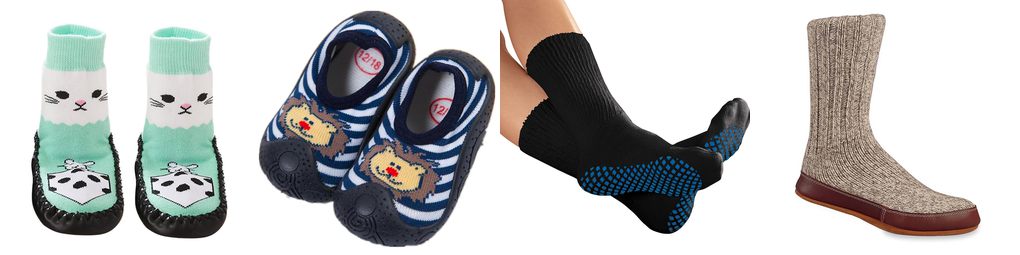 slipper socks with rubber sole